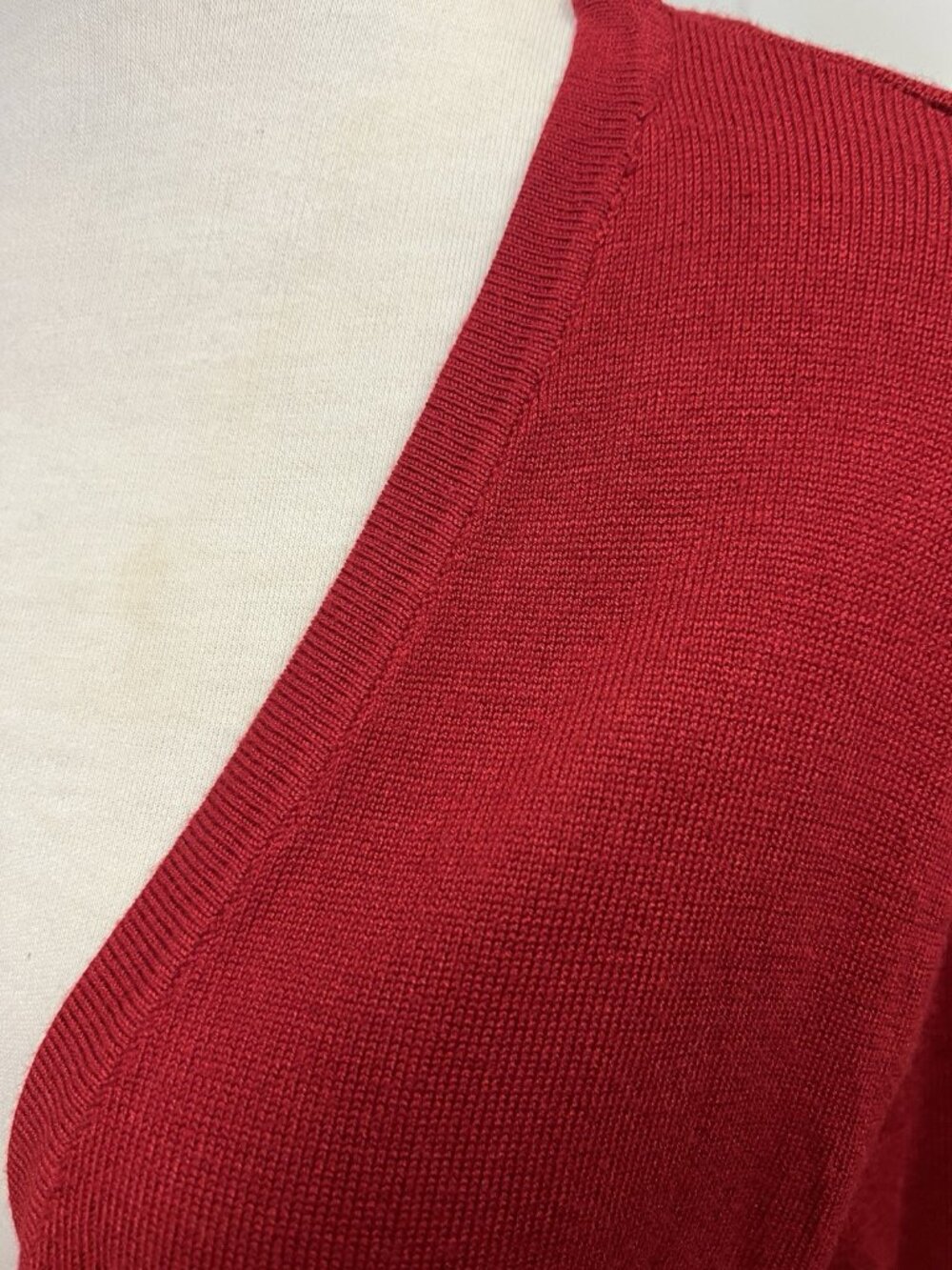 Hell Bunny Red Maggie Bolero Sweater Cardigan Size 2XL - Picture 7 of 8